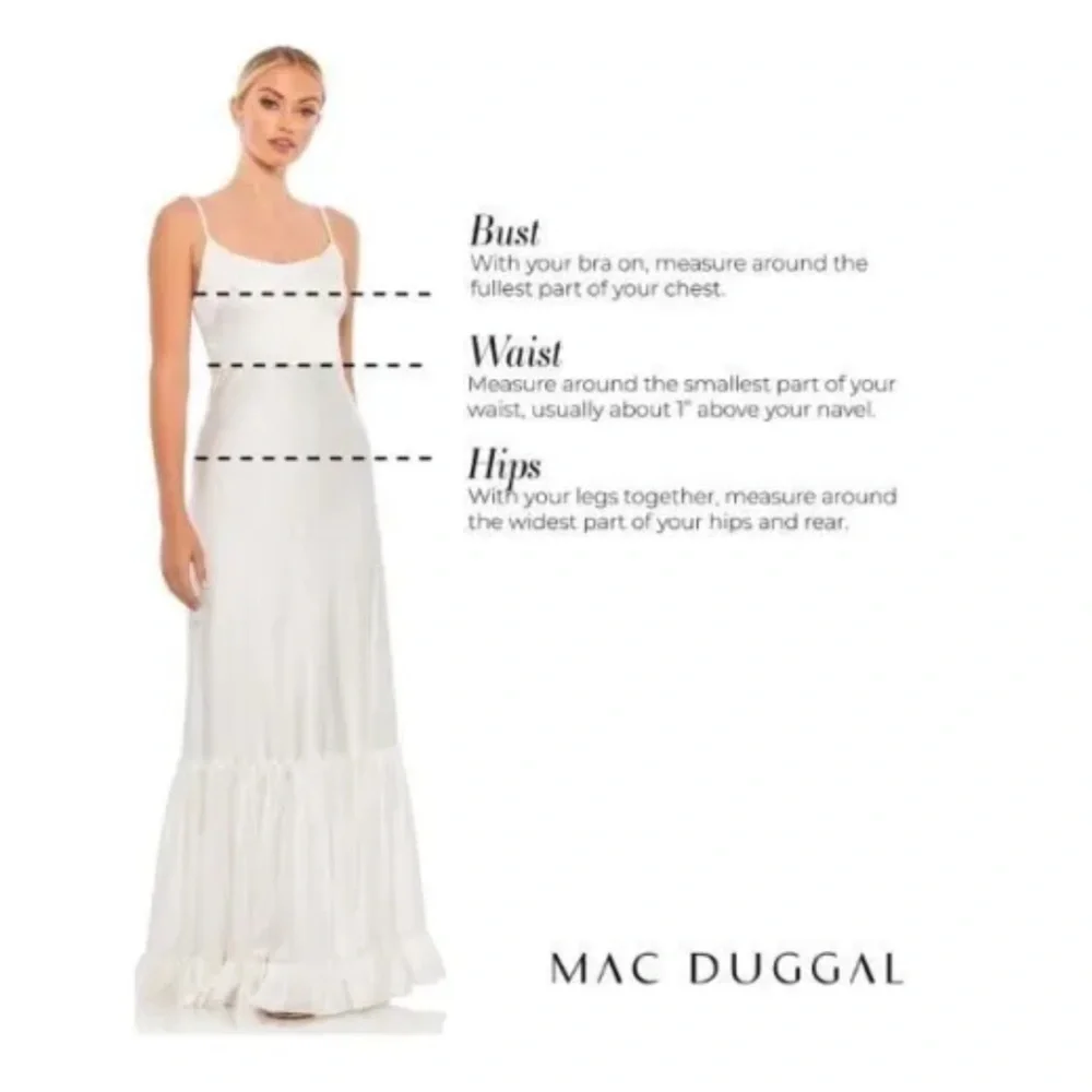 NWT Ieena for Mac Duggal Jersey One Shoulder Draped Back Gown Red Size 8 - Picture 10 of 10